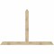 Ekena Millwork Portland Rough Sawn Timber Gable Bracket, Douglas Fir, 96"W x 64"H x 2"D x 6"F, 16/12 Pitch GBW096X64X0206POR00RDF - alternate 1